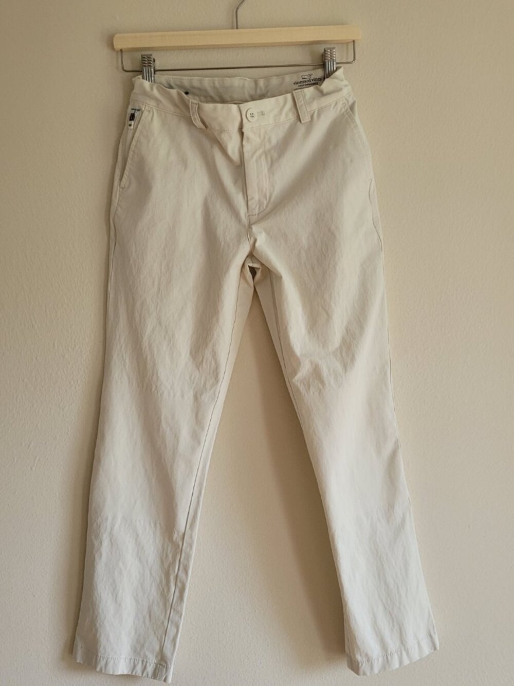 Vineyard Vines Boy’s Khaki Performance On-The-Go Pants Adjustable Waist Sz 14